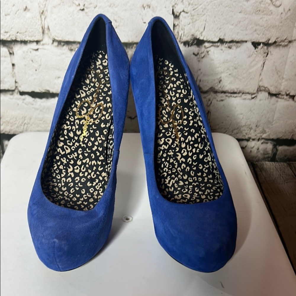 Jessica Simpson Blue Suede Women's Pumps